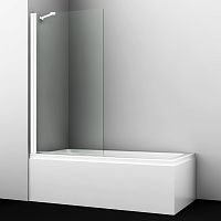 Wasserkraft Berkel 48P01-80WHITE Fixed Стеклянная шторка на ванну фото