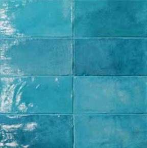 Керамическая плитка ABK PF60011532 Poetry Colors Turquoise N 7.5x15 фото