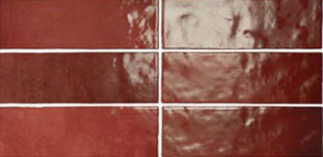 Equipe Artisan Настенная керамическая плитка Burgundy 6.5x20 глазурованный глянцевый фото