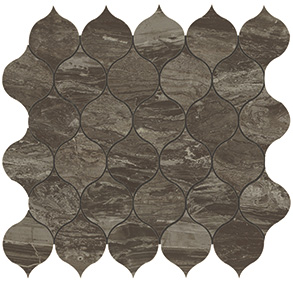 Мозаика 9EDB Marvel Absolute Brown Drop Mosaic 27.2x29.7 фото