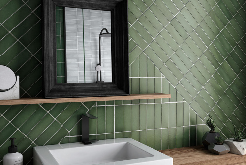 Керамическая плитка Equipe Magma 24965 Malachite 6,5x20 фото 2