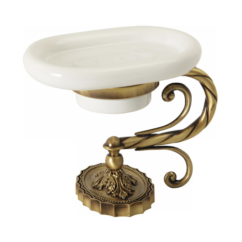 Мыльница Migliore Edera настольная, керамика/бронза 16896