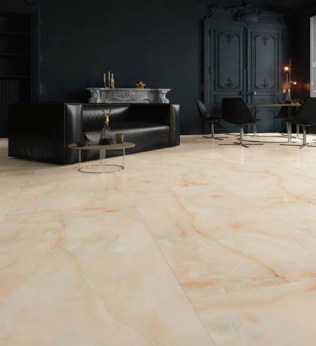 QUA Granite Sun Onyx 120x60 бежевый полированная фото 7