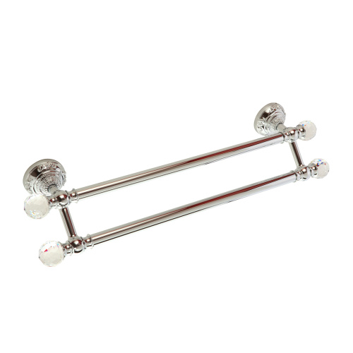 Полотенцедержатель Migliore Cristalia двойной L60 см, хром/Swarovski 16812