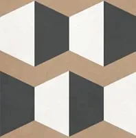 Керамогранит ABK PF60017140 14oraitaliana Hexagon Nat. Rett 60х60 фото