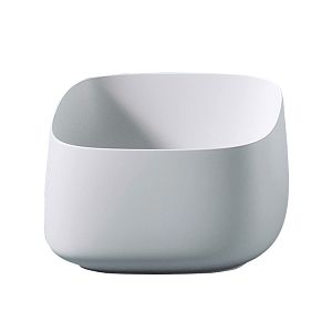 Artceram Cognac Раковина 43x43х22,5 см, без отв,, накладная Quadro, без перелива, цвет: белый фото