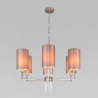 Подвесная люстра Eurosvet 60134/6 никель фото