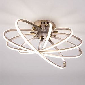 Накладная люстра Eurosvet 90100/5 сатин-никель фото