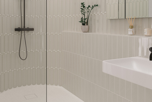 Керамическая плитка WOW Aquarelle 129082 Aquarelle Greige 7,5х30 фото 2