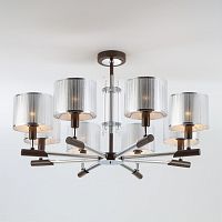 Люстра на штанге Eurosvet 60078/8 хром фото