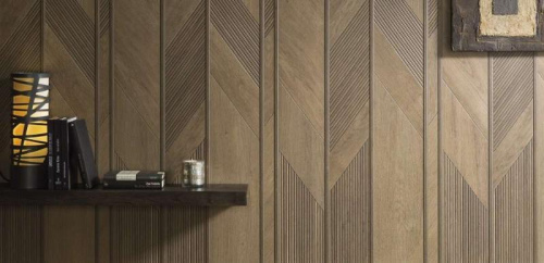 Керамогранит Porcelanosa Gent 100337338 Arrow 3D Roble 59,6x150 фото 2