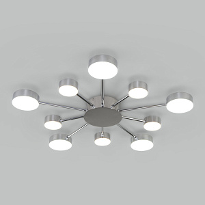 Накладная люстра Eurosvet 90242/10 хром фото