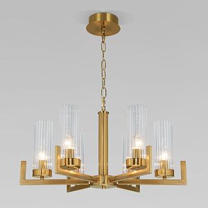 Подвесная люстра Eurosvet 60133/6 латунь фото