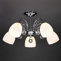 Люстра на штанге Eurosvet 22415/5 хром фото