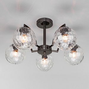 Люстра на штанге Eurosvet 30178/5 черный жемчуг фото