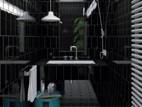 Плитка Rivoli Negro 10x20 фото 2