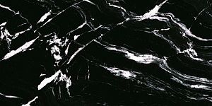 Керамогранит Pamesa Cr. Lux Ilira Nero Pul. Rect. 60x120 фото