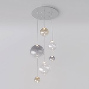 Подвесная люстра Eurosvet 50230 LED хром фото