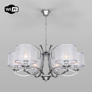 Подвесная люстра Eurosvet 60124/6 хром Smart (60109/6) фото