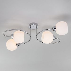 Люстра на штанге Eurosvet 30136/4 хром фото