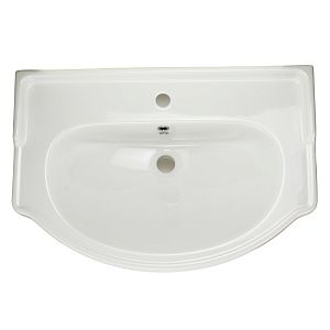 Раковина тюльпана Migliore Flavia 74x50 см, керамика белая 22787 фото