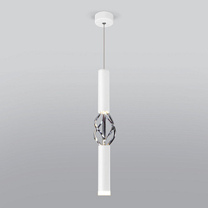 Подвесной светильник Eurosvet 50191/1 LED белый/хром фото