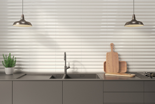 Керамическая плитка WOW Faces 131798 Dune White Gloss 5х40 фото 2