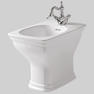 Artceram CIVITAS  Биде напольное  36х54 см, с крепеж, с 1 отв под смес, цвет: белый фото