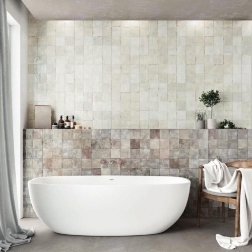 Плитка DNA Tiles Enamel 123075 Square White 12,5x12,5 фото 2