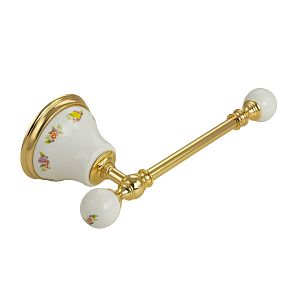 Бумагодержатель Migliore Provance, керамика с декором/золото 17687 фото