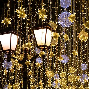 Светодиодная нить Eurosvet 400-101 белый с эффектом мерцания 10м IP65 фото