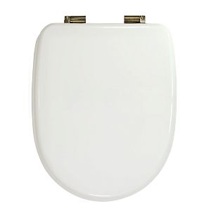 Крышка/сиденье унитазa Migliore Gianeta, с системой Microlift, цвет белый/бронза 20953 фото