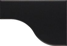 Плитка Equipe Curve 28861 Black Matt 8,3x12 фото