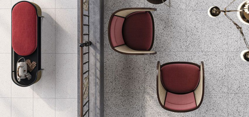 Глазурованный керамогранит Casalgrande Padana Terrazzo 12950030 Pearl 60х60 фото 2