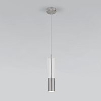 Подвесной светильник Eurosvet 50249/1 никель фото