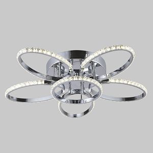 Накладная люстра Eurosvet 90098/6 хром фото