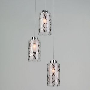 Подвесной светильник Eurosvet 50000/3 хром фото