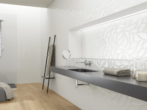 Керамогранит Blanco Brillo 30x90 фото 2