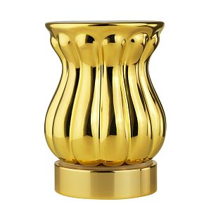 Стакан Migliore Olivia настольный, керамика золото/золото 24656 фото