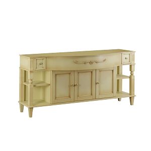 База двойная Migliore Kantri L168хH82хP57 см, для столешницы, 3 двери 2 ящика, цвет: Decape Sabbia 26685 фото