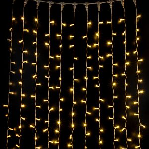 Светодиодный занавес Eurosvet 200-101 теплый белый 2*3м IP65 фото