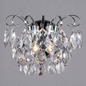 Бра Eurosvet 10081/2 хром/прозрачный хрусталь Strotskis фото