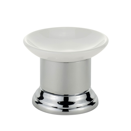 Mыльница Migliore Mirella настольная, керамика/хром 17228