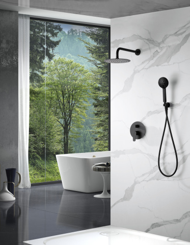 Душевой гарнитур скрытого монтажа IMEX GPZ044/NG фото 2