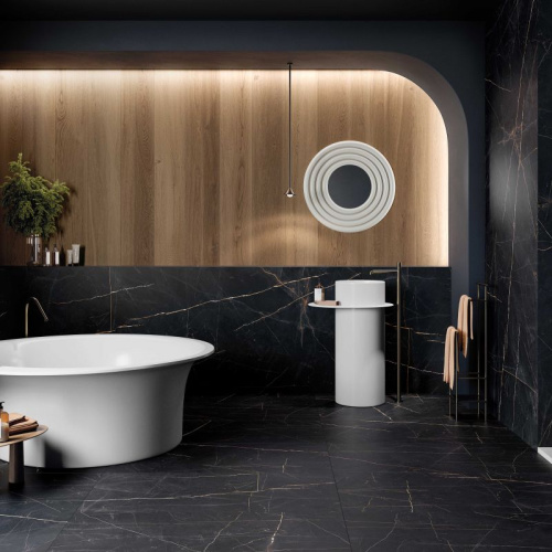 Керамогранит ABK PF60011000 Sensi 900 Precious Black Nat Ret 60х120 фото 2