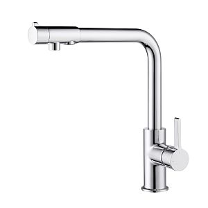 Смеситель для кухни с подключением фильтра Timo Hette 1026/00F хром фото