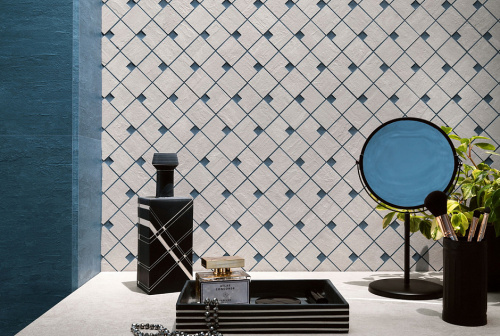 Плитка 4R3B Raw 3D Scratch Blue 50x110 фото 2