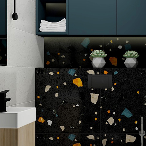 Керамогранит Creto NP_P0002 Cray Dark Shards 60х60 фото 2