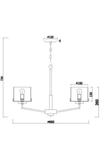 Люстра Freya FR5096PL-05CH фото 4