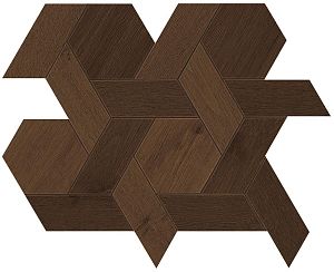 Керамогранит Atlas Concorde AOYJ Heartwood Moka Mansion Weave 34,6x40 фото